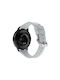 Curea de ceas din silicon Universal T-buckle 20mm Gri Noros