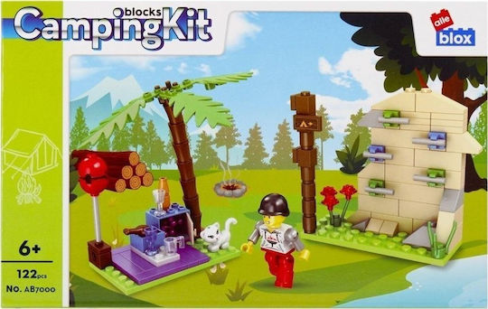 Alleblox Building Blocks Camping for 6+ Years 122 Pieces SP01_12687372