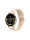 Garmin Venu 3s Silicone Strap Embossed Wave Style 18mm Creamy White