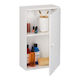 Relaxdays Dulap de baie 30x15.5x50cm Alb