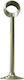 Support Brass Tube Ø35 Straight 21cm Matte Nickel Metalor 075-8021