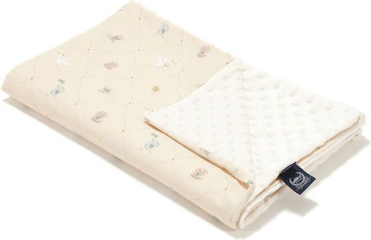 La Millou Cot Blanket Cotton Beige 110x140cm