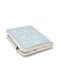 La Millou Nursery Swaddling Blanket Cotton Blue 80x100cm