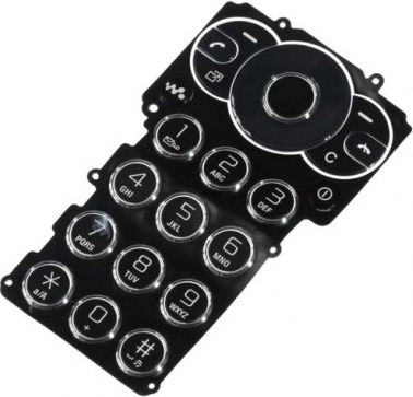 Sony Ericsson W980 Ersatzschlüssel für Mobiltelefone Schwarz Original