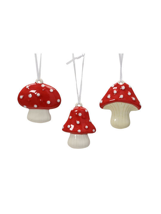 Hanging Mushroom Ornament 7.1x8.4cm (Miscellane...