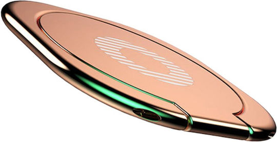 Rotating Magnetic Ring Cell Phone Stand Rose Gold