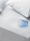 Sunshine King Size Waterproof White Mattress Protector 200x200+35cm