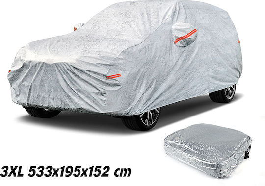 Водоустойчив Автомобилен Капак За SUV 3XL 533x195x152 См Двоен Слой