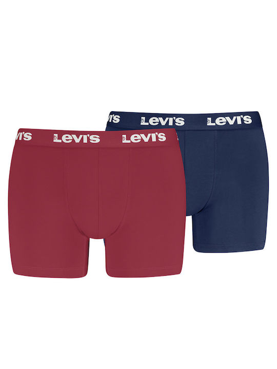 Levi's Men's Boxers Red/Blue 2Pack