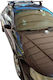 Menabo Metallic Car Roof Bars for Honda Accord 1998-2003 Set with Roof Rack Legs and Lock Black