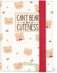 Legami Milano Teddy Bear Бяла Месечна Адженда 2...
