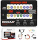 Godiag Gt100 Tester de Protocol OBD Ii Cutie Break Out Interfață de Conectare Ecu Monitorizare Tensiune Extensie de Diagnostic Alimentare Înlocuire Baterie