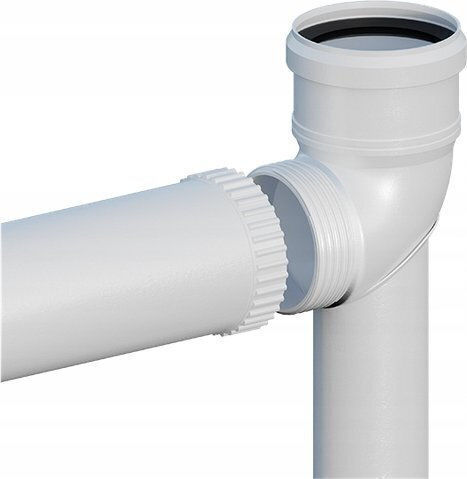 Ricom Γωνία Καμινάδας Pp 87° Dn80 Βάση Στήριξης Επέκταση L500mm 10080pbs