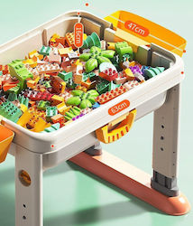 Lean Toys Τραπεζάκι 3 σε 1, για 3+ Ετών 55τμχ