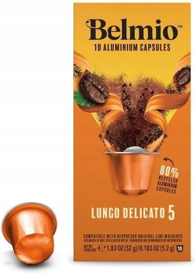 Nespresso Κάψουλες Espresso Lungo Συμβατές με Μηχανή Nespresso 10caps
