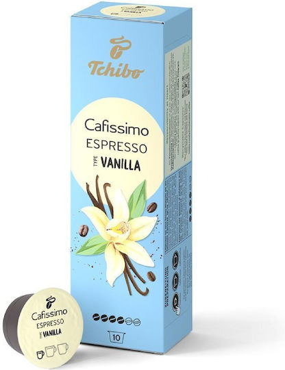 Tchibo Κάψουλες Espresso Cafissimo Espresso Vanilla Βανίλια Συμβατές με Μηχανή Cafissimo 10caps