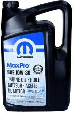 Ulei Mopar Maxpro 10w30 5l Ms-6395 Chrysler 300m 300 300c Pacifica 3.5 4.0 Dodge Nitro 4.0 68218931aa