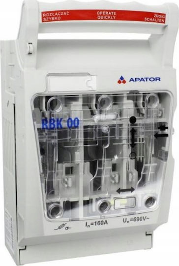 Превключвател За Изключване Apator 160a Rbk 00 W Клеми Мост 4-50mm2 63-823333-141