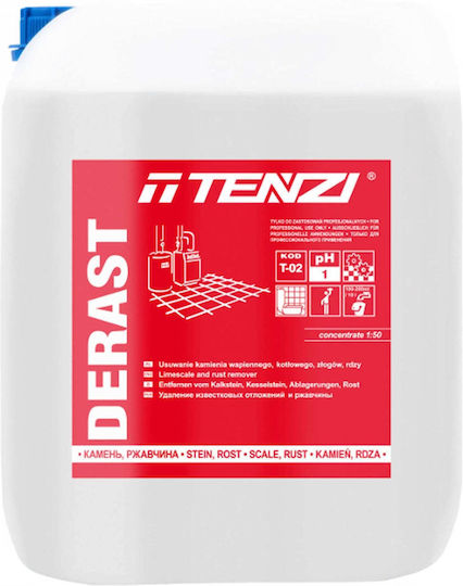 Tenzi Flüssiges Rost-Reinigungsmittel für Porzellan Böden & Kunststoff 10lt