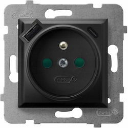 Ospel Aria Single Flush Mount Power Socket with...