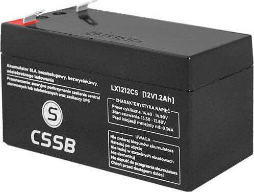 CSSB UPS-Batterie mit Gewicht 1.2Ah und Spannung 12V