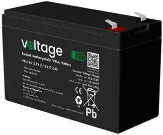 Voltage UPS-Batterie mit Gewicht 7.2Ah und Spannung 12V