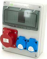 ELS Elektrotechnika Wall Mounted Waterproof Electrical Fuse Box H180xW230xD80mm