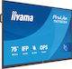 Iiyama TN7505A-B1AG Public Display 74.5" 4K UHD