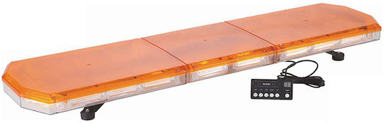 LED предупредителна светлинна лента 120 см 12-24 V кехлибарена