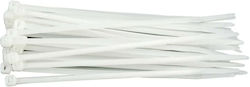 Vorel Plastische Kabelbinder 150mm x 150mm in Weißer Farbe (100 Stück) 73883