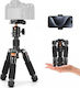 K&F Concept Aluminum Tripod with Spherical Head up to 52cm and 6kg Load