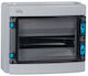 Kanlux Wall Mounted Waterproof Fuse Box 1 Row 12 Elements