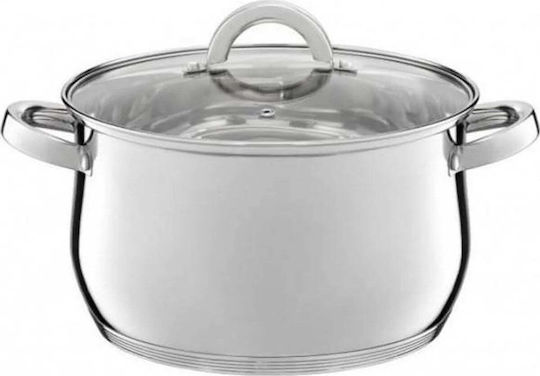 Ambition Stainless Steel Shallow Pot 8.5lt Ambition Stainless Steel Shallow Pot 8.5lt