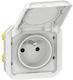 Legrand Plexo Single Power Socket with Automatic Terminals White