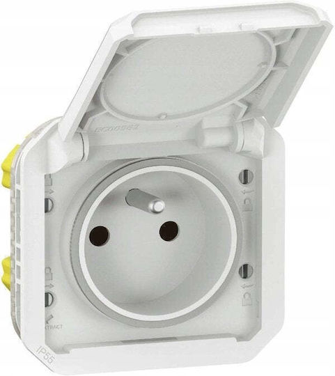 Legrand Legrand Einzeln Steckdose Wasserdicht Weiß