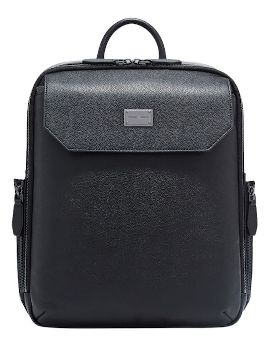 Leather Men's Shoulder / Crossbody Bag Black