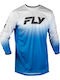 Tricou De Motocros Copii Fly Racing Rayce Sonar Albastru Alb Negru