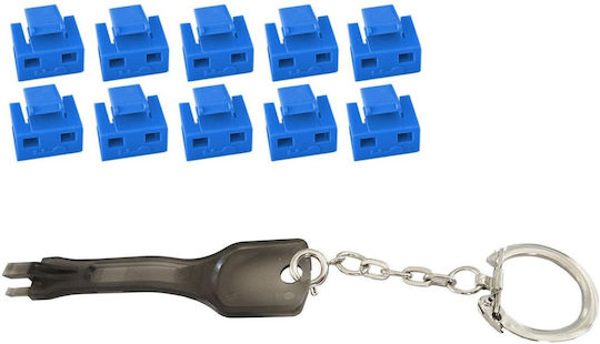 Microconnect MC-RJ45PORTBLOCK-B Защита 10 бр