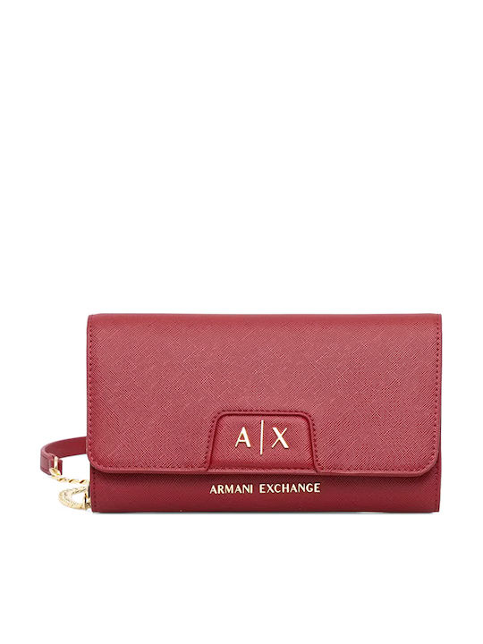 Armani Exchange Малък дамски портфейл Бордо Armani Exchange Малък дамски портфейл Бордо
