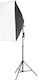 Freepower Kit Φωτισμού 1200W με Softbox και Τρίποδο