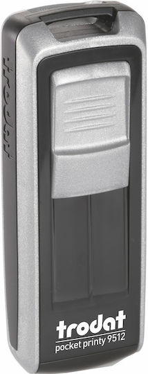 Trodat Printy 9512 Rectangular Self-Inking Pocket Text Stamp with Elements