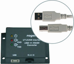 Roger Ut-2usb Μετατροπέας Διασύνδεσης Usb Rs-485 Αμφίδρομη Μετάδοση Δεδομένων