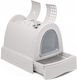 Imac Zuma Cat Litter Tray with Filter Light Blue W25 x D19.5 x H17cm