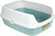 Moderna Maryloo Cat Litter Box Green W38.5 x D5...