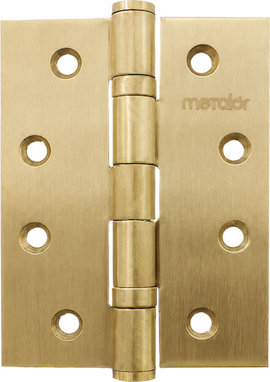 Metalor Scharnier Platte 2 Lager Rostfreier Stahl 100x76mm Gold