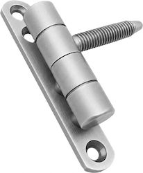 Screw Hinge Plate Brass Matte Nickel Metalor 90...