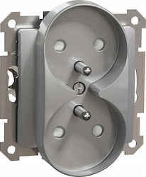 Schneider Electric Sedna Design Διπλή Πρίζα Ρεύματος