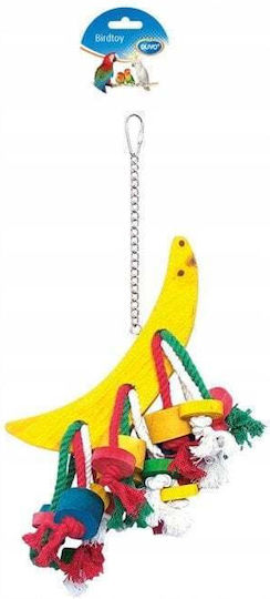 Duvo Plus Vogelkäfigzubehör Seil Spiel für Papageien 4cm