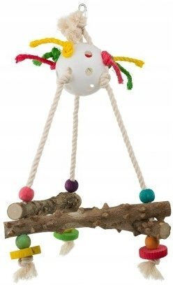 Panama Pet Vogelkäfigzubehör Seil für Vogelkäfige aus Holz 44x27,5cm