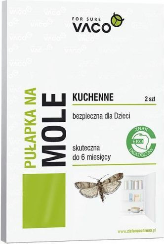 Vaco Insektenfalle für Motten und Wespen mit Klebefläche 2 Stück